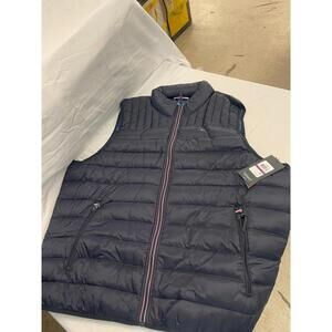 Tommy Hilfiger Lightweight Insulated Full Zip Vest Blue Mens XXL